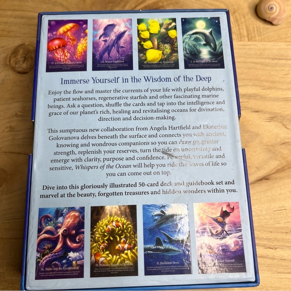 Whispers of the ocean oracle cards. Tarot. EUC with guidebook. Angela Hartfield. - Picture 4 of 4
